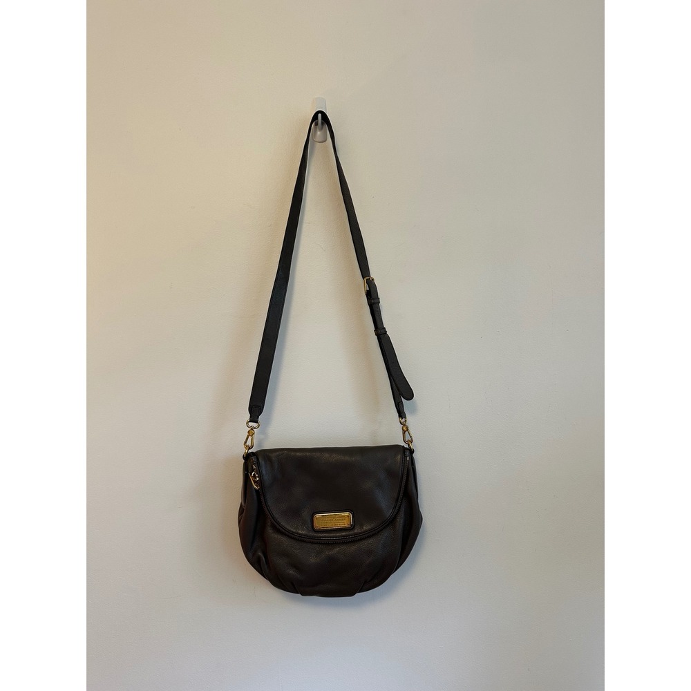 Marc by Marc Jacobs Classic Q Natasha Crossbody Bag in Gray Leather